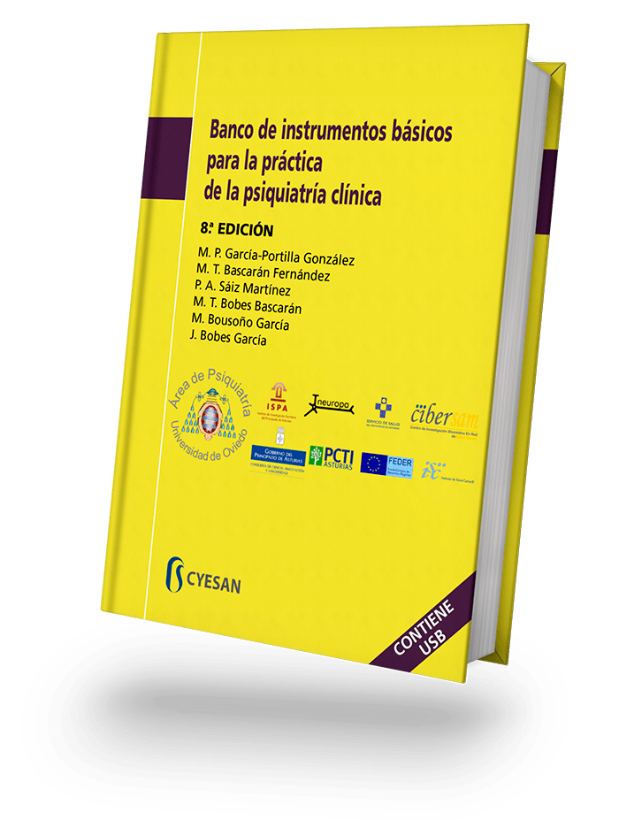 presentación libro Julio Bobes Presentación de libro – 19:00h - Bancos de instrumentos psicométricos en psiquiatría